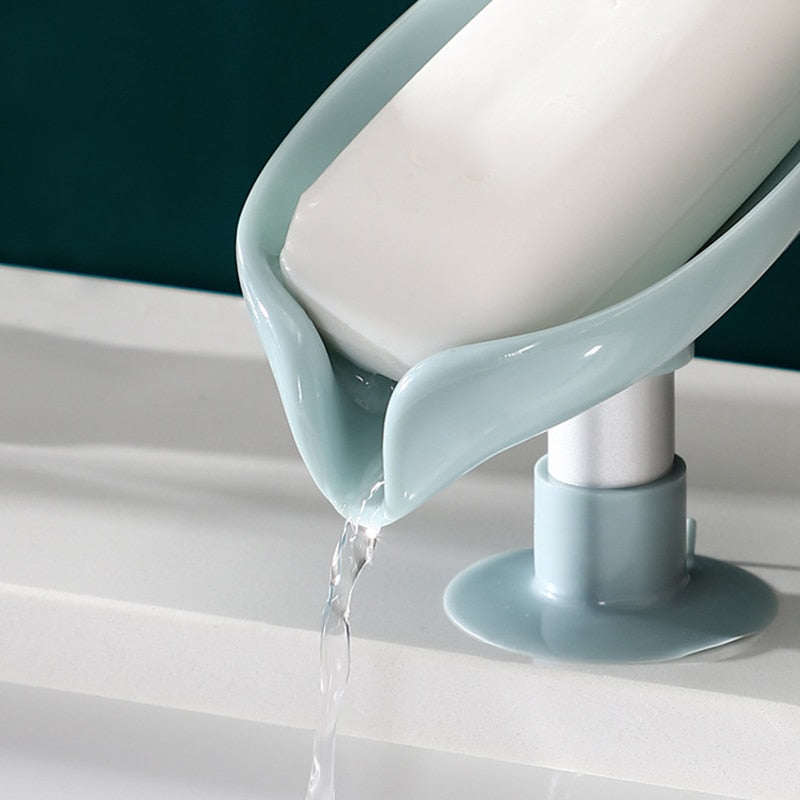 LeafEase: Automatic Self-Draining Soap Holder with Strong Suction