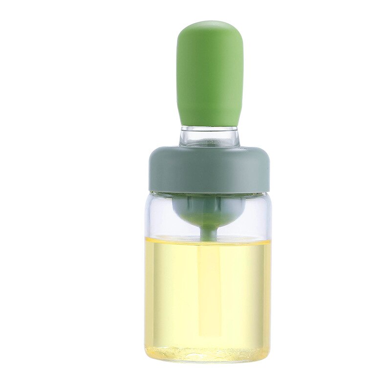 SavorSqueeze: Portable Oil Sauce Dispenser With Silicone Brush