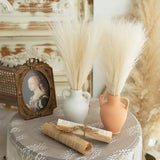 WhimsiFluff: The Enchanting 55CM Plush Pampas Grass Collection for Boho Bliss!