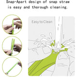SnapSip: The Innovative One-Click Reusable Silicone Straw