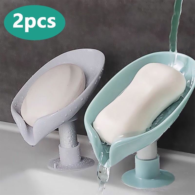 LeafEase: Automatic Self-Draining Soap Holder with Strong Suction