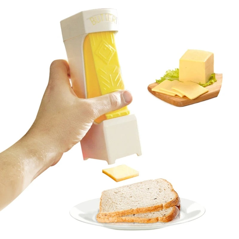 One-Click Butter Buddy:  A Versatile Cheese Cutter, Butter Dispenser